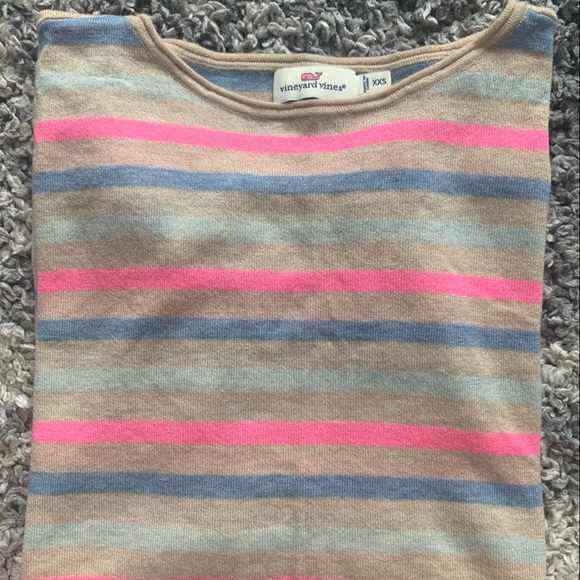 Vineyard Vines beach layer merino wool natural fiber sweater, fits like a small - Picture 3 of 6